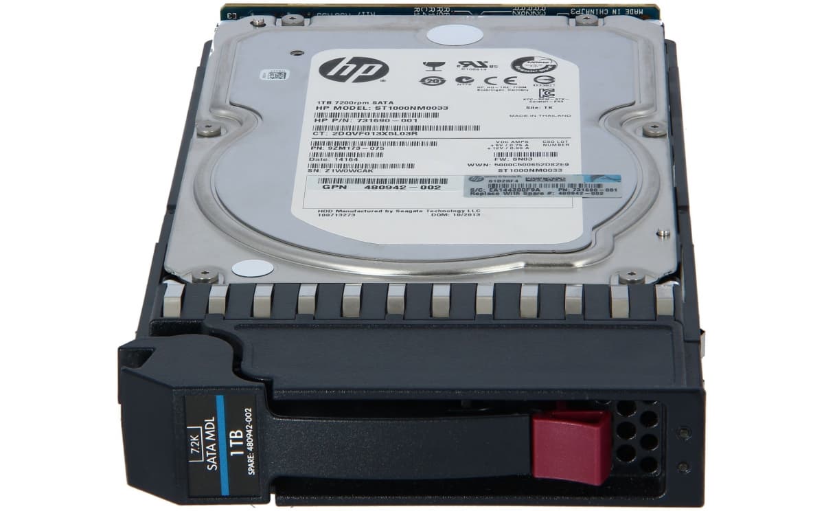 Жесткий диск HP 481282-001 1Tb  SATAII 3,5" HDD