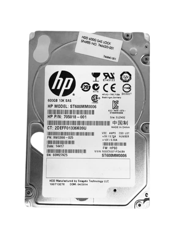Жесткий диск HP 746840-001 600Gb  SAS 2,5" HDD