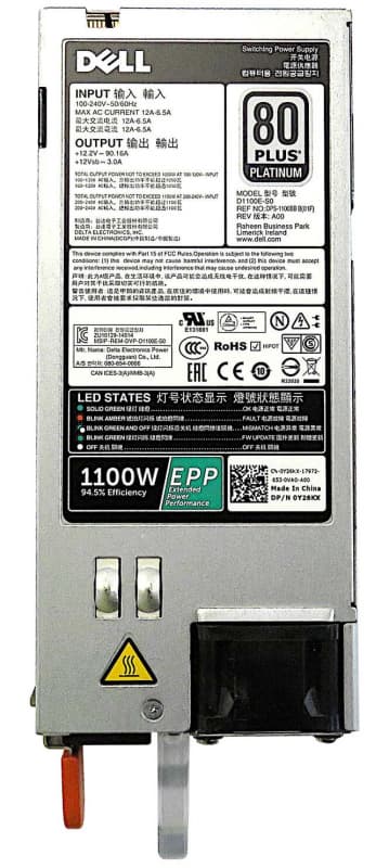 Резервный Блок Питания Dell 0TFR9V 1100W