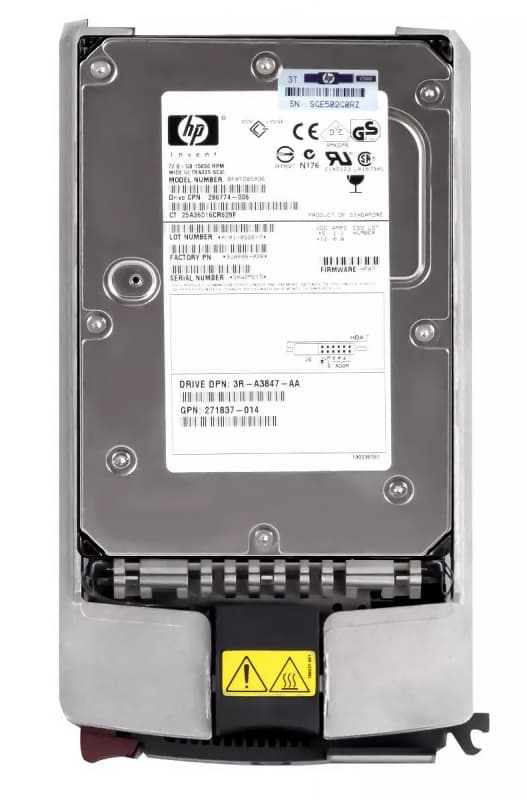 Жесткий диск HP 271837-014 72,8Gb  U320SCSI 3.5" HDD