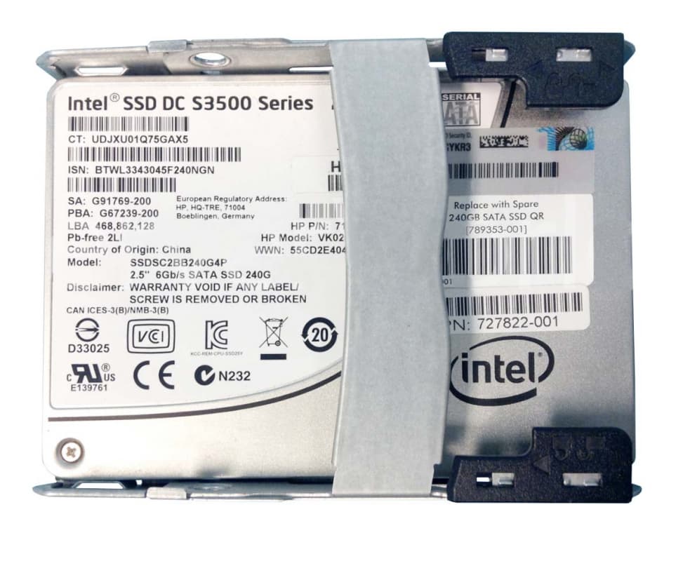 Жесткий диск HP 789353-001 240Gb  SATAIII 2,5" SSD