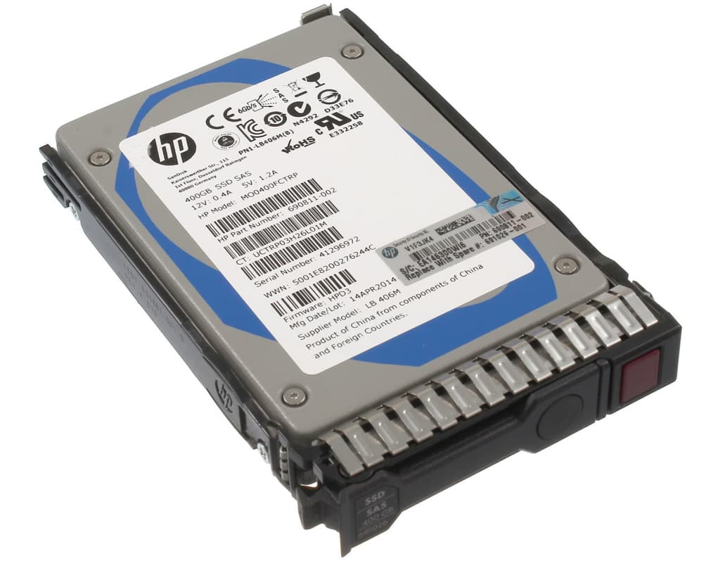 Жесткий диск HP 653963-001 400Gb  SAS 2,5" SSD