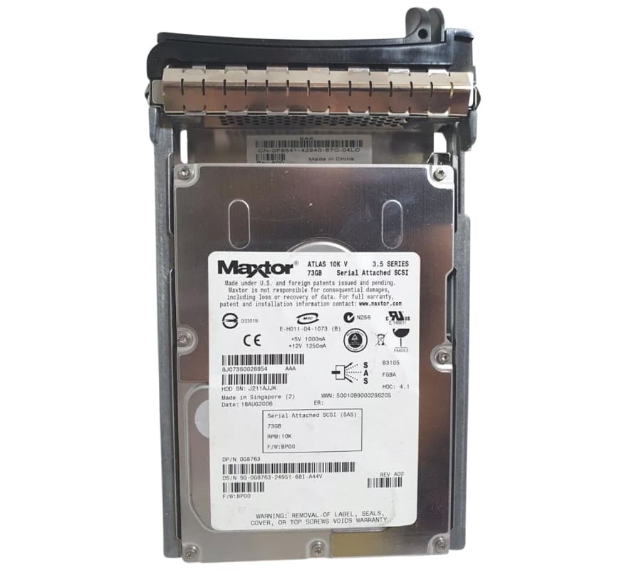 Жесткий диск Dell 0G8763 72Gb  SAS 3,5" HDD