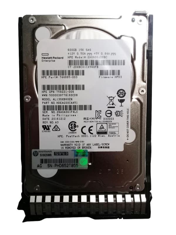 Жесткий диск HP 744995-003 600Gb SAS 2,5" HDD