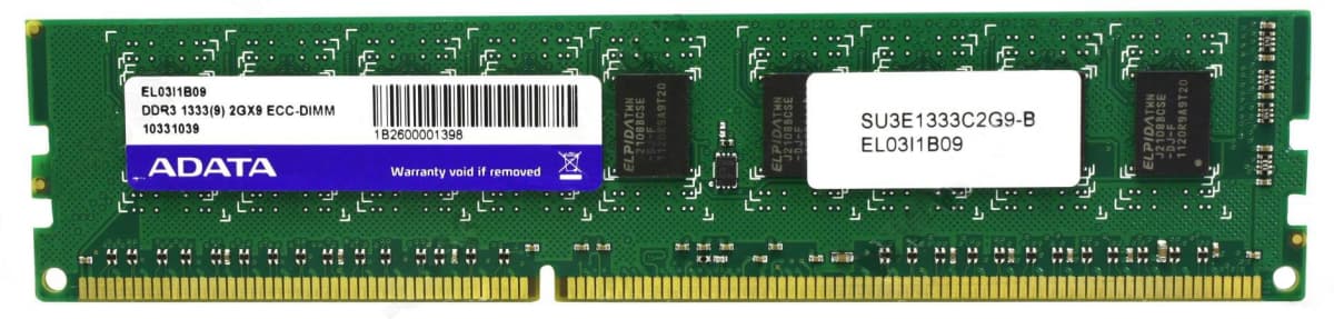 Оперативная память Adata SU3E1333C2G9-B DDRIII 1Gb