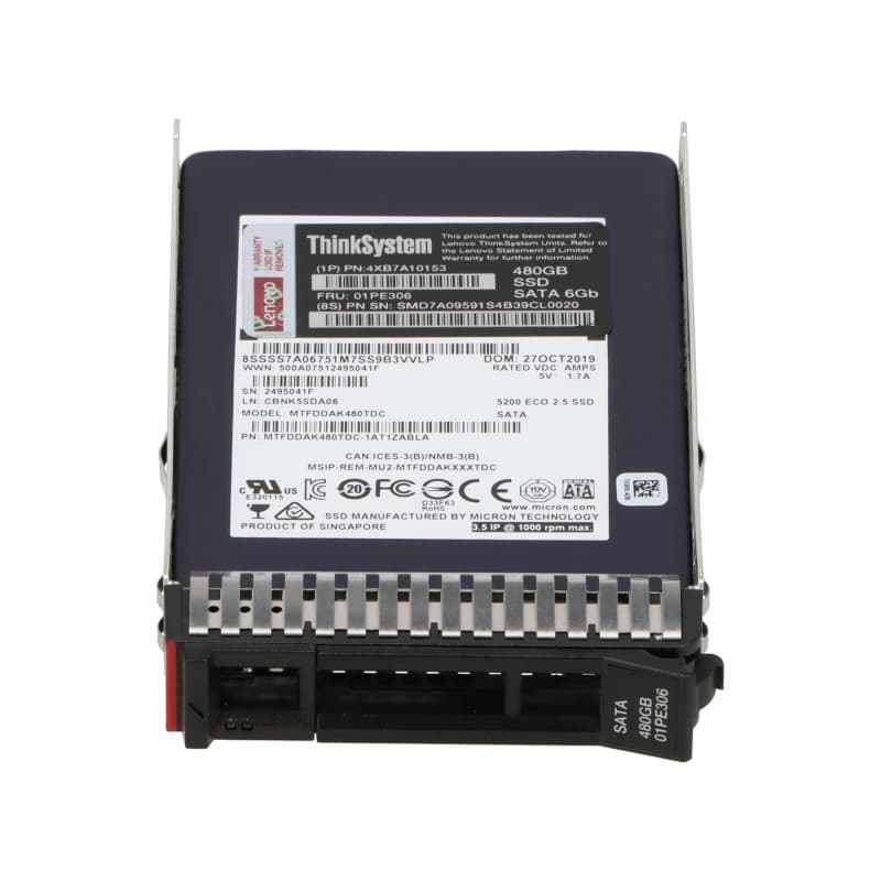 Жесткий Диск Lenovo MTFDDAK480TDC-1AT1ZABLA 480Gb SATAIII 2.5" SSD