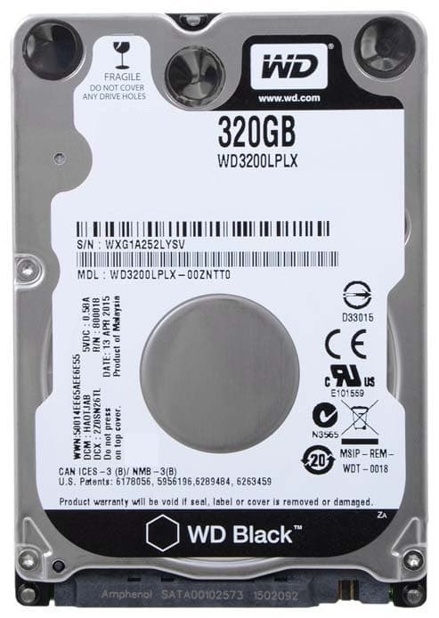 Жесткий диск Western Digital WD3200LPLX 320Gb 7200 SATAIII 2,5" HDD