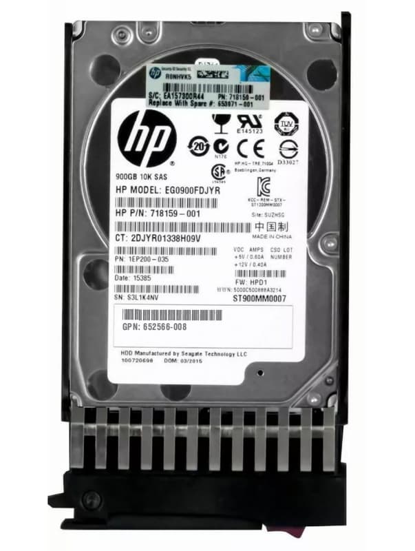Жесткий диск HP 652566-008 900Gb  SAS 2,5" HDD