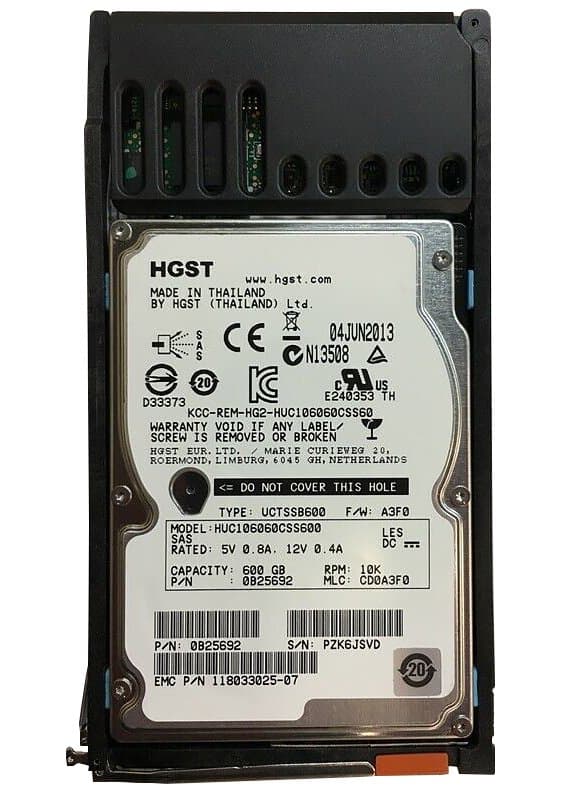 Жесткий диск  EMC 600Gb 10000 Fibre Channel 2.5" HDD 005050297
