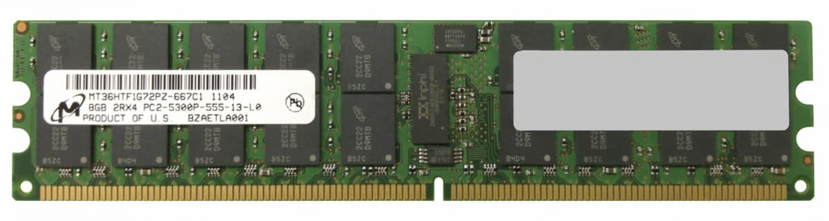 Оперативная память Micron MT36HTF1G72PZ-667C1 DDRII 8GB