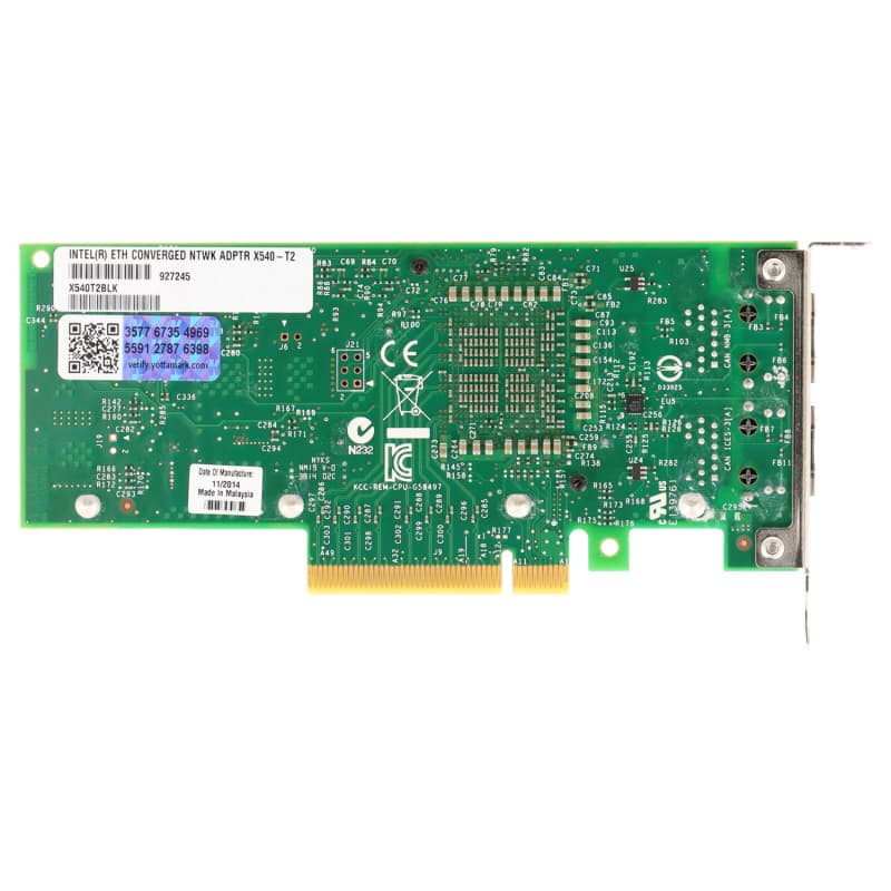 Сетевой Адаптер Intel X540T2BLK PCI-E8x
