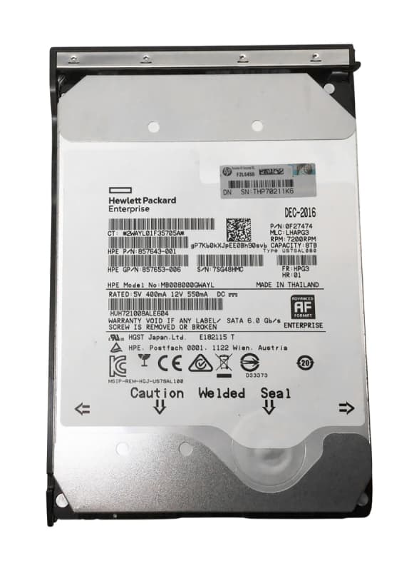 Жесткий диск HP MB008000GWAYL 8TB SATAIII 3,5" HDD