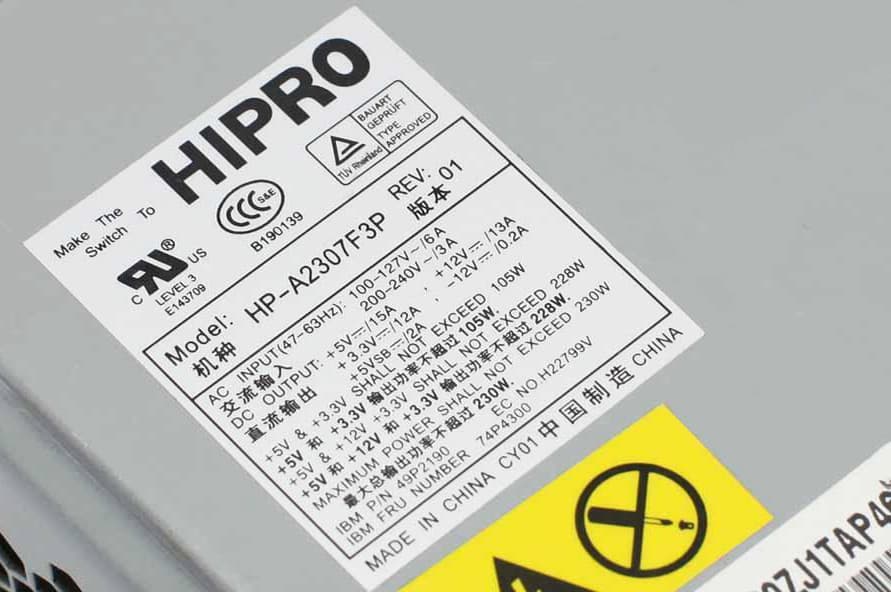 Блок Питания IBM HP-A2307F3P 230Wt