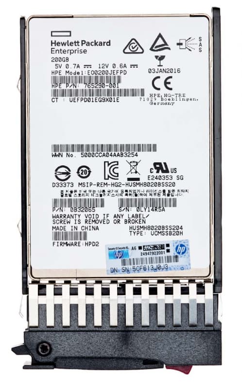 Жесткий диск HP EO0800JEFPF 800Gb  SAS 2,5" SSD