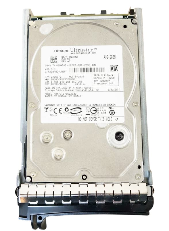 Жесткий диск Dell NW342 750Gb  SATAII 3.5" HDD