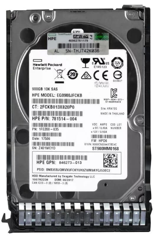 Жесткий диск HP 1FE200-035 900Gb 10000 SAS 2,5" HDD