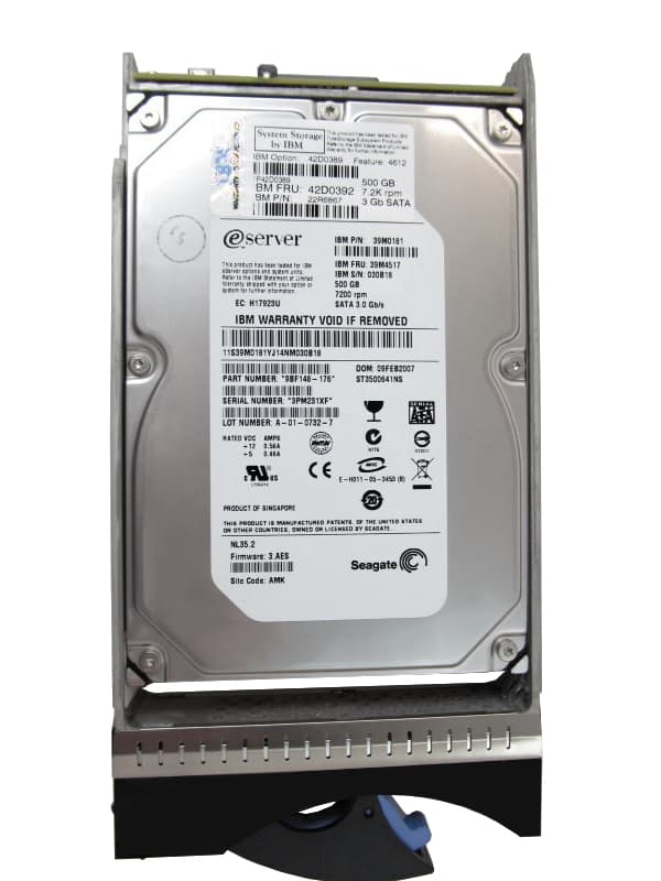 Жесткий диск IBM 42D0389 500Gb  Fibre Channel  3,5" HDD