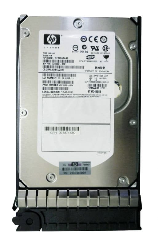 Жесткий диск HP DF072ABAA8 72Gb  SAS 3,5" HDD