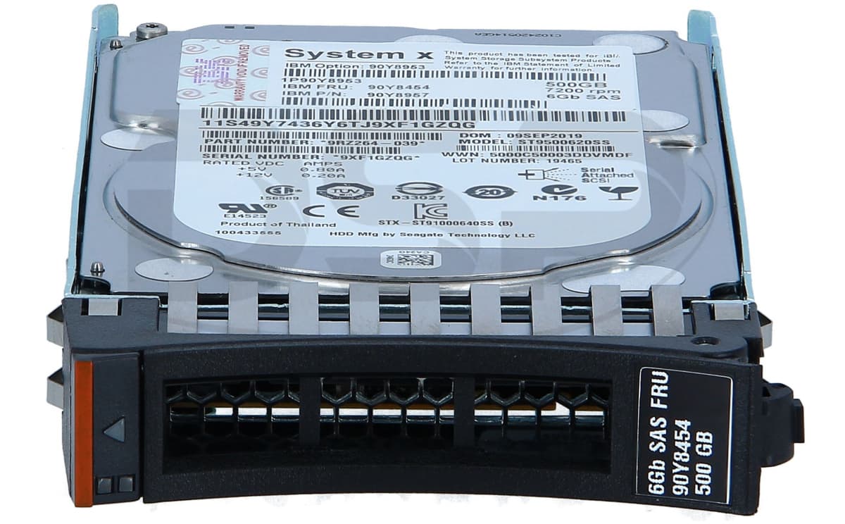 Жесткий диск IBM 90Y8953 500Gb  SAS 2,5" HDD