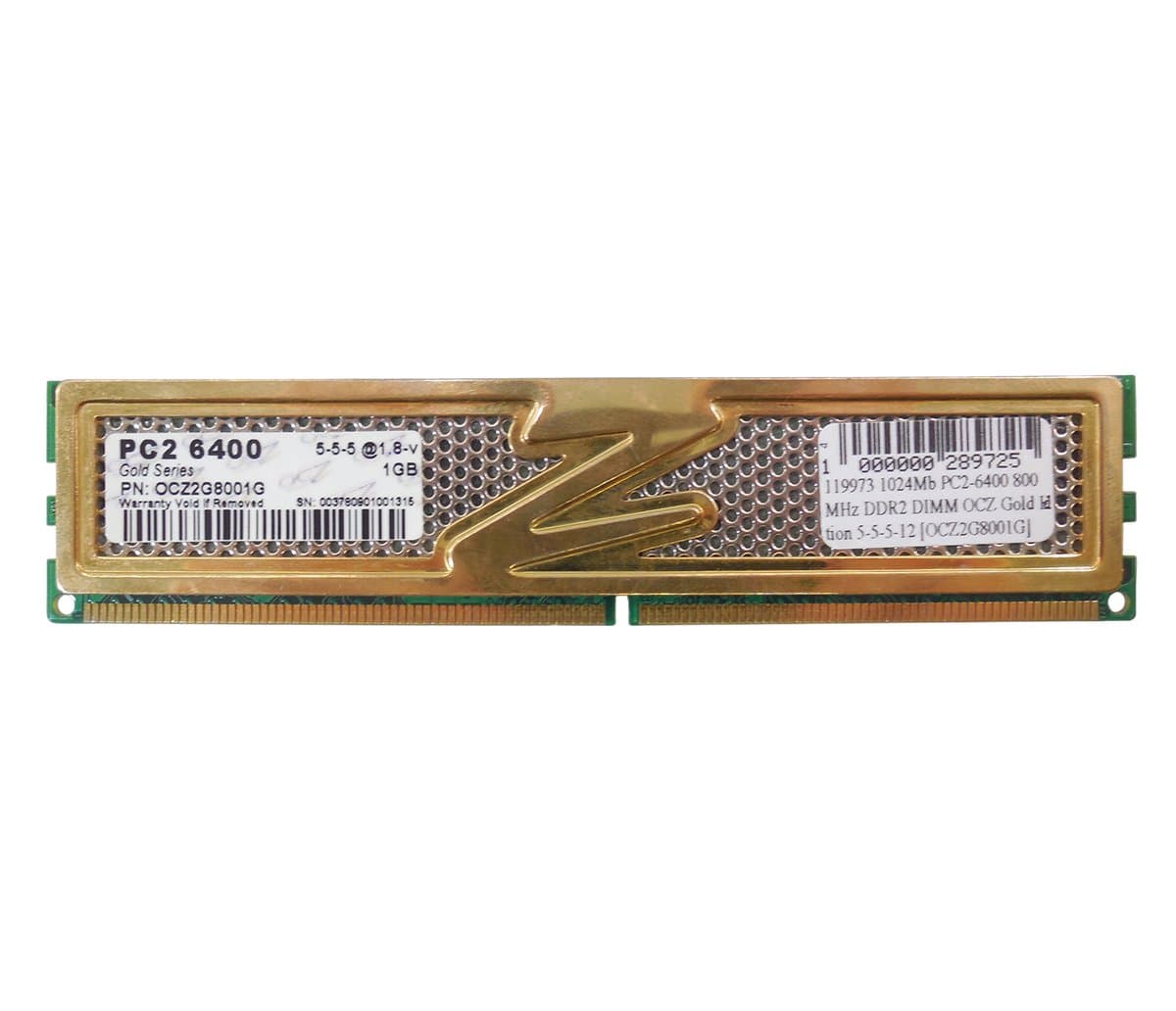 Оперативная память OCZ DDRII 1Gb OCZ2G8001G