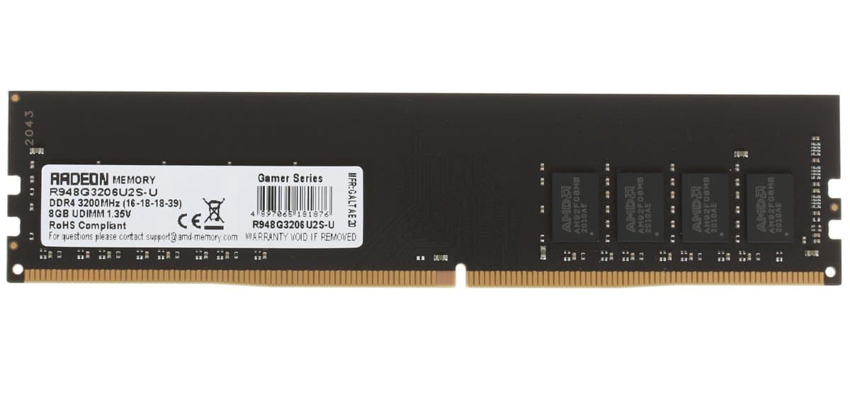 Оперативная память AMD DDRIV 8Gb R948G3206U2S-U