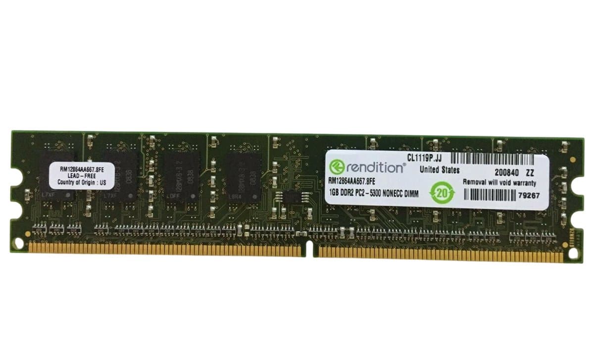 Оперативная память Rendition DDRII 1Gb RM12864AA667.8FE