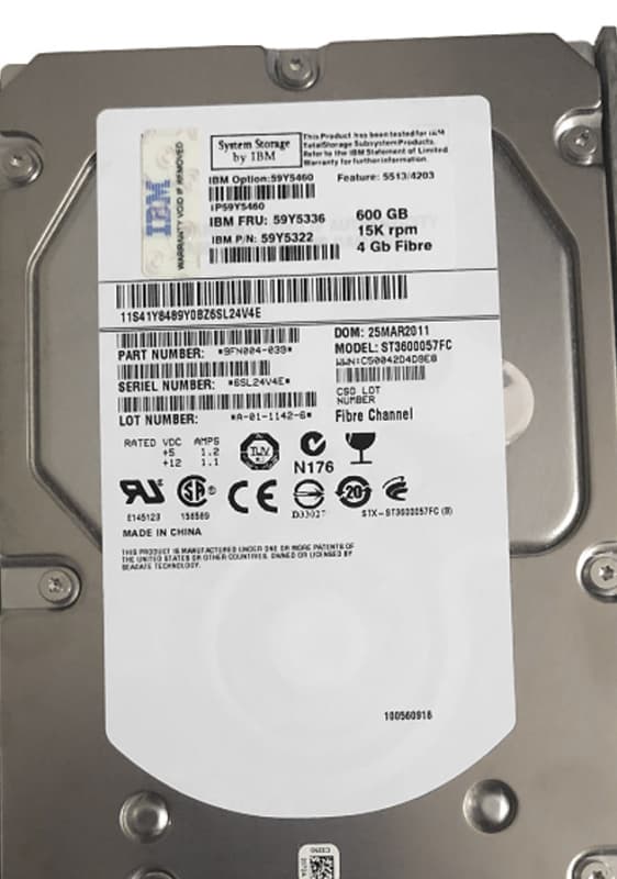 Жесткий диск IBM 59Y5336 600Gb  Fibre Channel  3,5" HDD