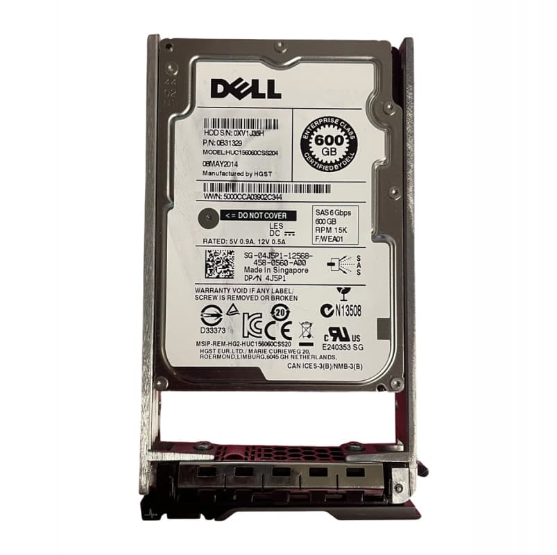 Жесткий диск Dell 4J5P1 600Gb 15000 SAS 2,5" HDD