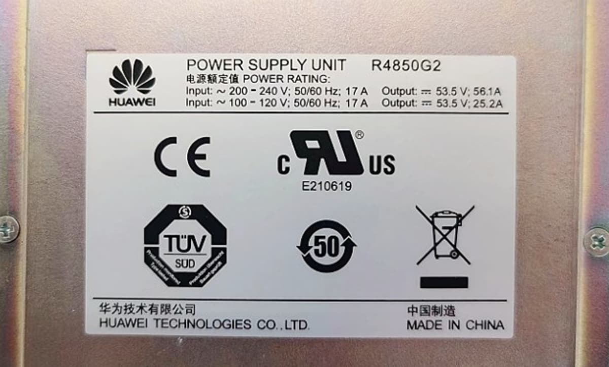 Блок Питания Huawei R4850G2 3000W