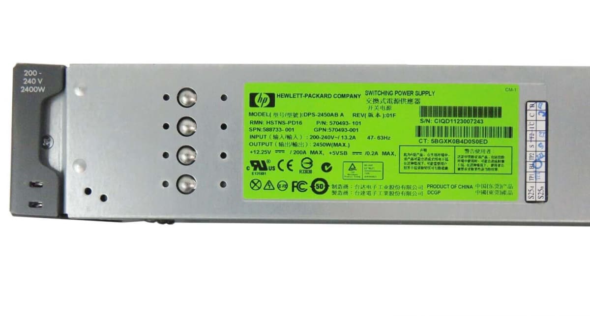 Резервный Блок Питания HP HSTNS-PD16 2400W