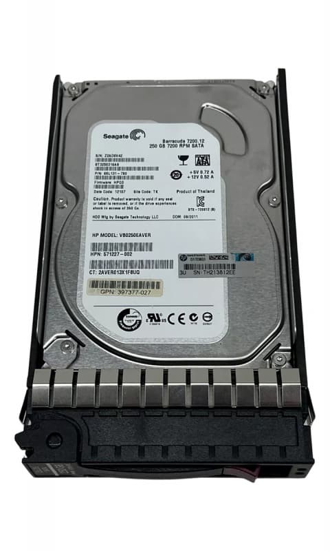 Жесткий диск HP 571227-002 250Gb  SATAII 3,5" HDD