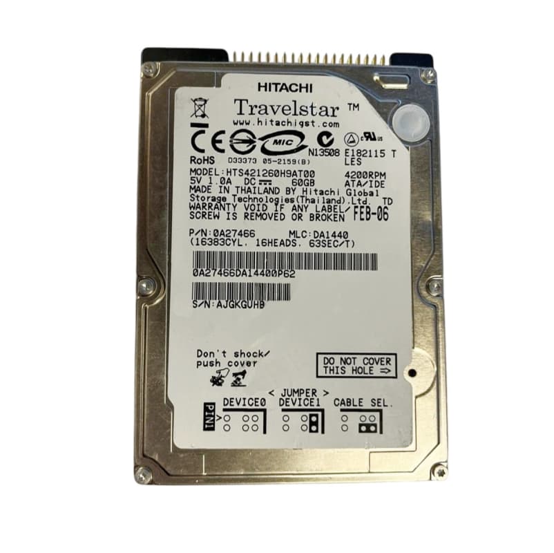 Жесткий диск Hitachi 0A27466 60Gb 4200 IDE 2,5" HDD