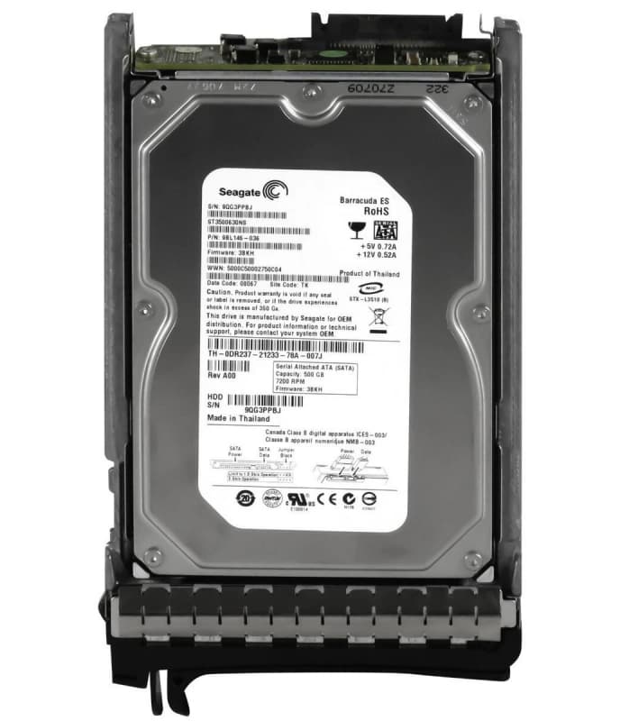 Жесткий диск Dell 0DR237 500Gb  SATAII 3,5" HDD