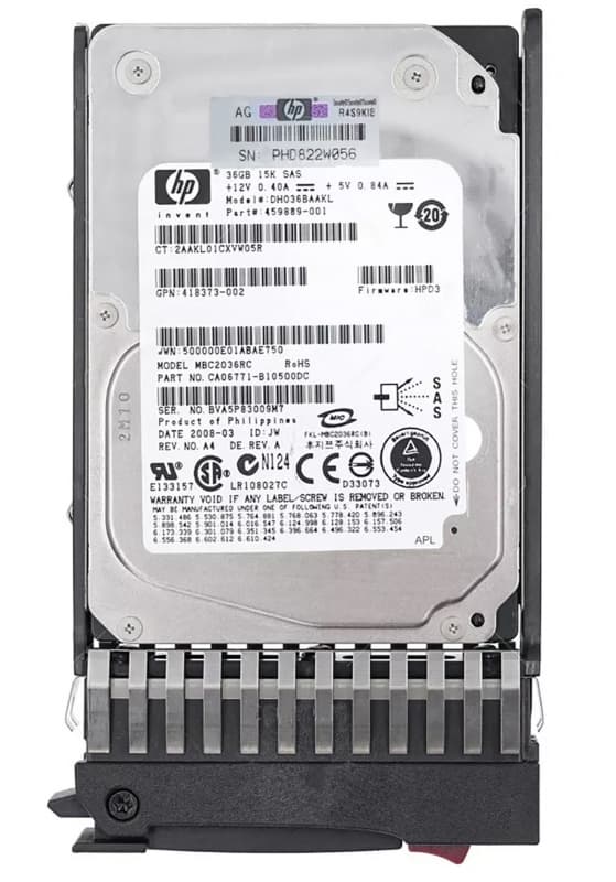 Жесткий диск HP 418369-B21 36Gb  SAS 2,5" HDD