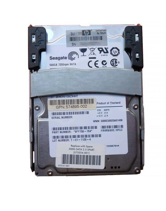 Жесткий диск HP 575054-001 500Gb  SATAII 2,5" HDD