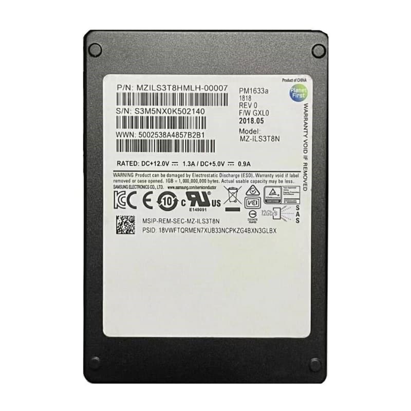 Жесткий Диск Samsung MZILS3T8HMLH-00007 3.84Tb SAS 2.5" SSD