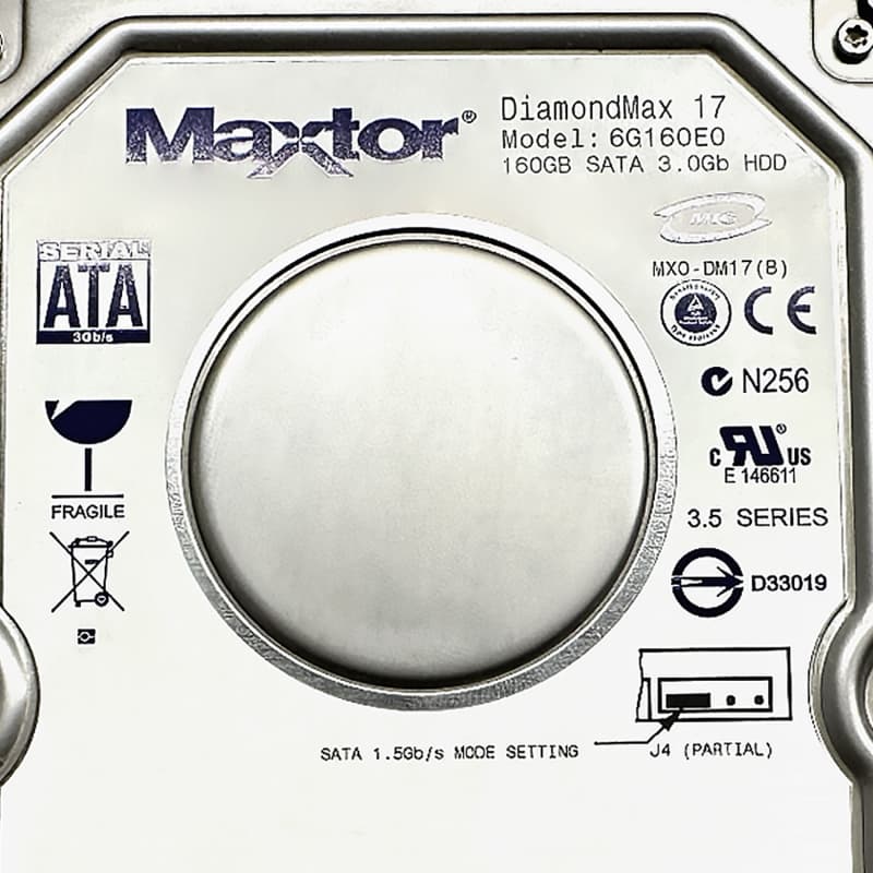 Жесткий Диск Maxtor 6G160E0 160Gb SATA 3,5" HDD