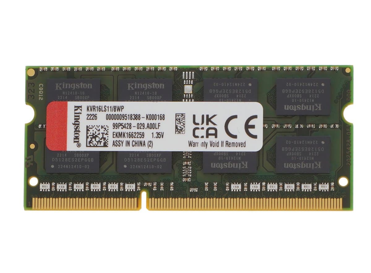Оперативная память  Kingston DDRIII 8Gb KVR16LS11/8WP