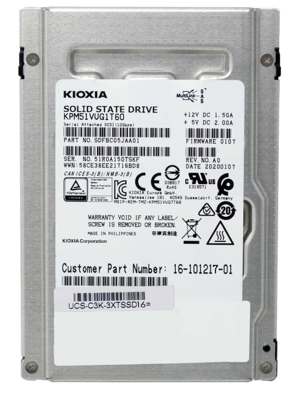 Жесткий диск Cisco SDFBC05JAA01 1,6Tb SAS 3,5" SSD