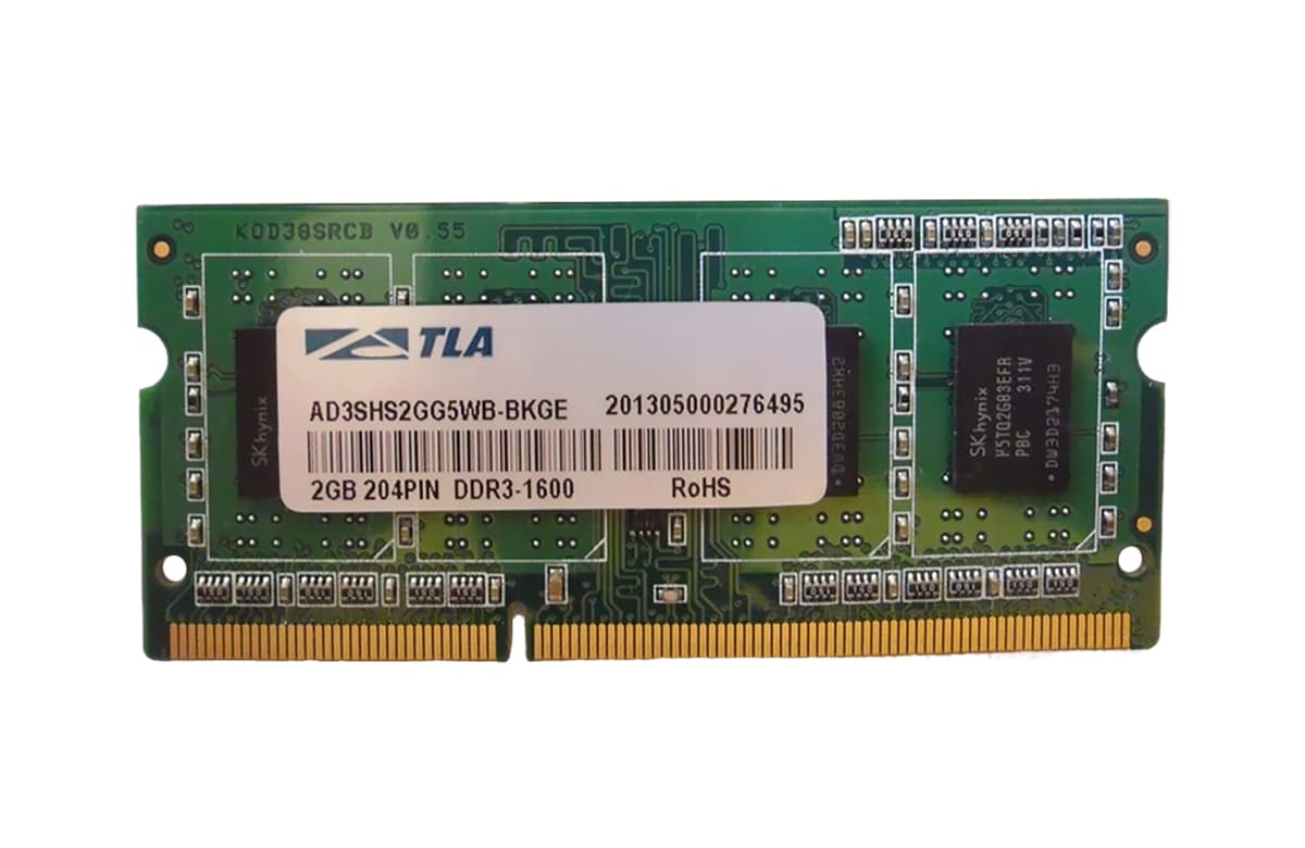 Оперативная память TLA AD3SHS2GG5WB-BKGE DDRIII 2GB