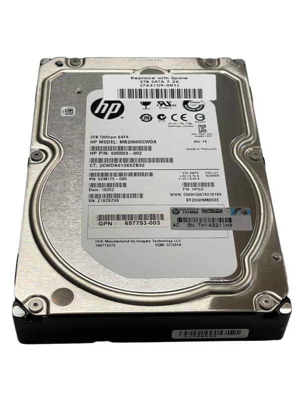 Жесткий диск HP 763109-001 2Tb 7200 SATAIII 3.5" HDD