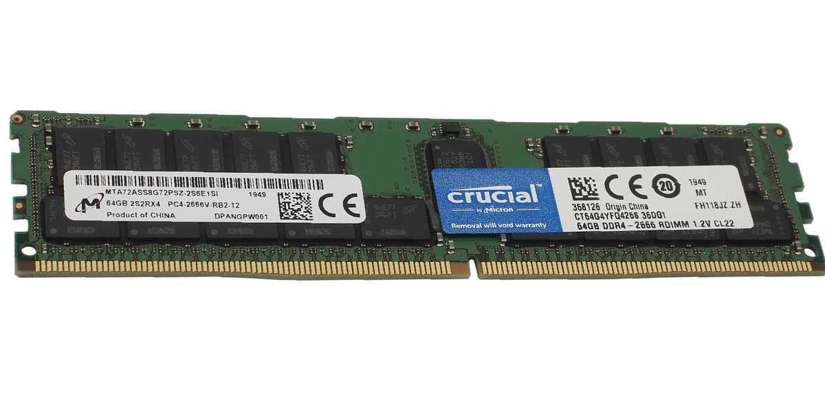  Crucial DDRIV 64Gb CT64G4YFQ426S.36DG1  