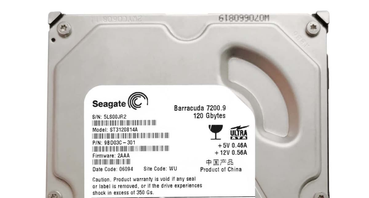 Жесткий диск Seagate ST3120814A 120Gb 7200 IDE 3.5" HDD