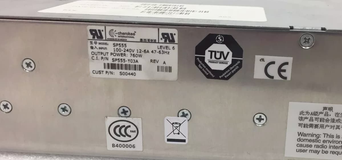 Резервный Блок Питания Sun 370-6916 760W