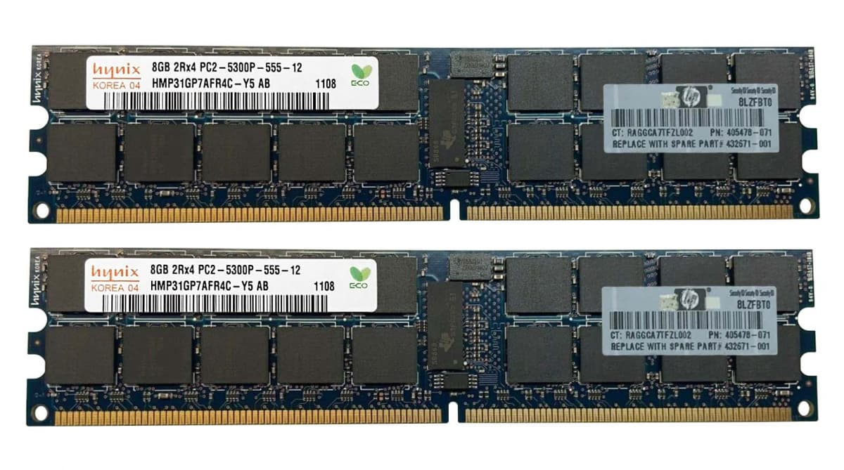 Оперативная память HP 408855-B21 DDRII 16Gb