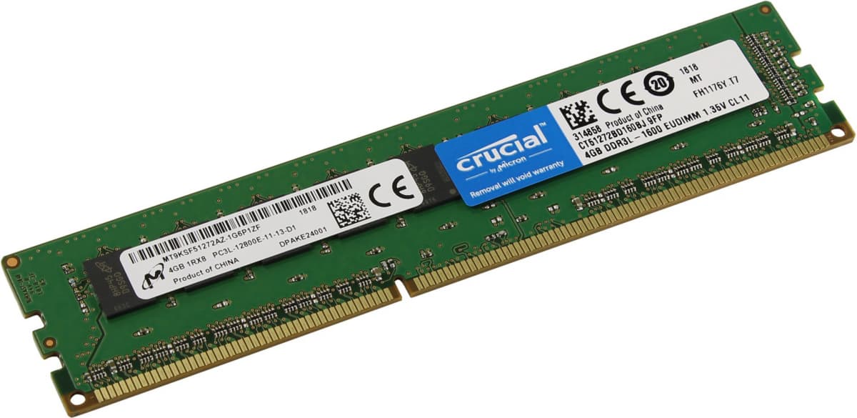 Оперативная память Crucial CT51272BD160BJ DDRIII 4Gb
