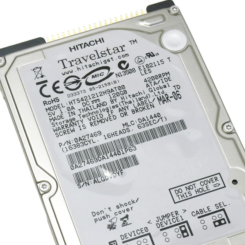Жесткий Диск Hitachi 0A27469 120Gb IDE 2,5" HDD