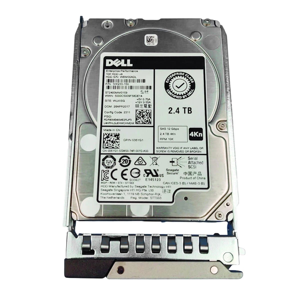 Жесткий диск Dell 2,4Tb 10000 SAS 2.5" HDD 36YG1