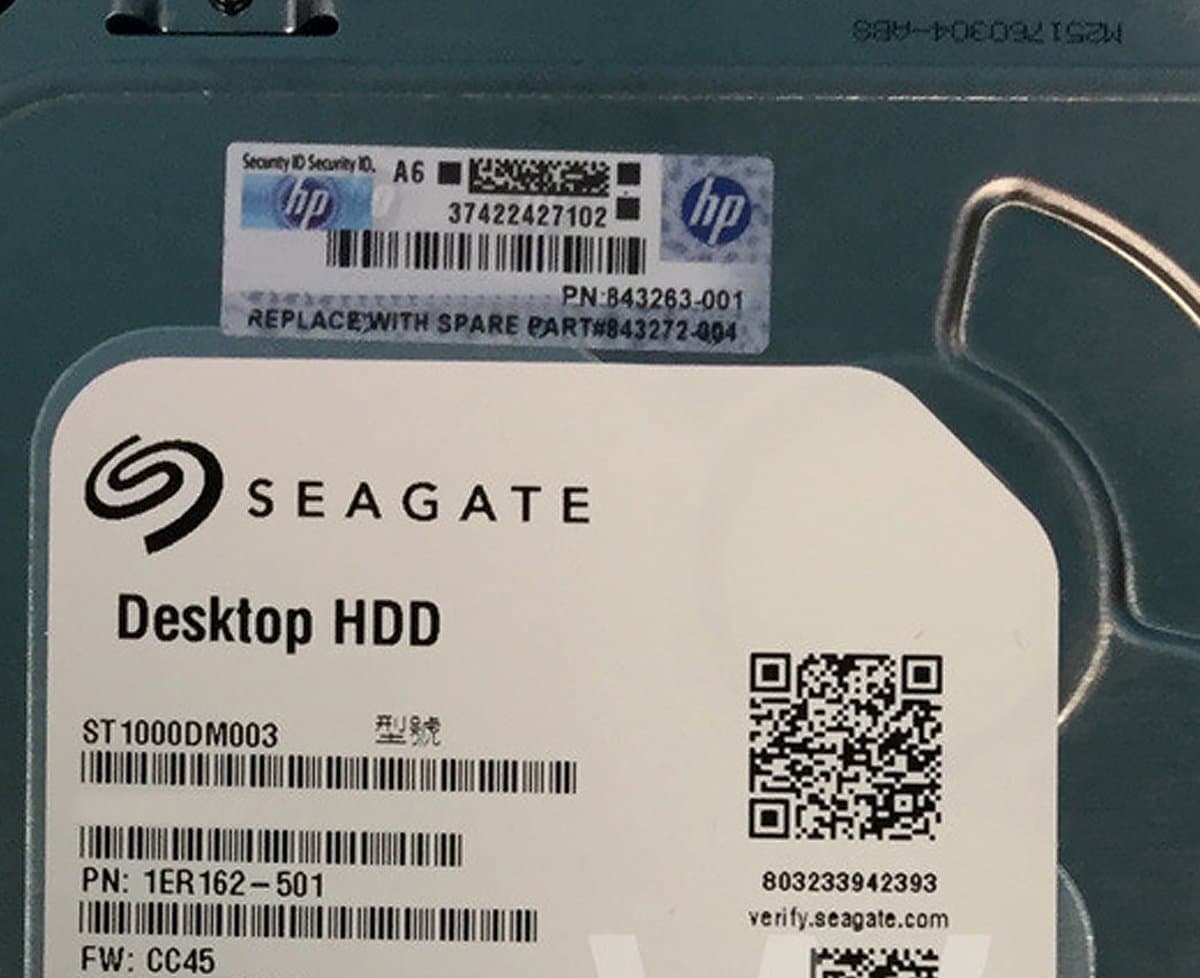 Жесткий диск HP 1Tb 7200 SATAIII 3.5" HDD