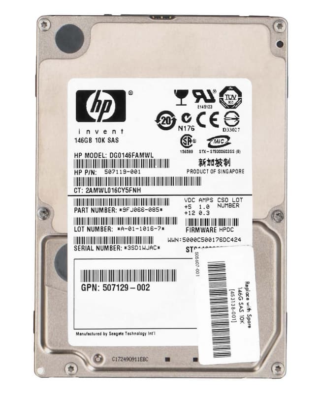 Жесткий диск HP 442819-B21 146Gb 10000 SAS 2,5" HDD